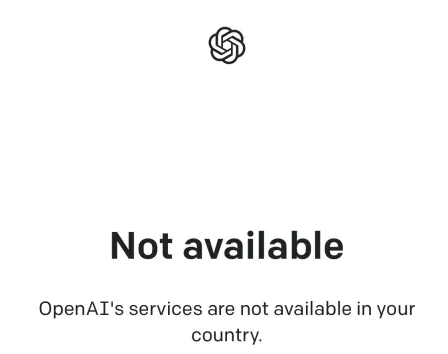 OpenAI not Available